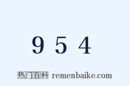 954是什么意思的图片